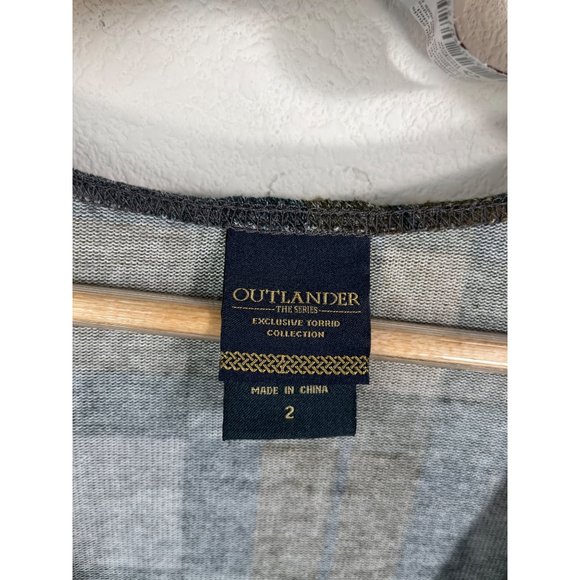 Torrid Outlander Collection Tartan plaid Hacci Wrap dress sz 2X - Picture 3 of 10
